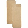 Lavex 5 1/2'' x 3'' x 8 1/2'' Kraft Heavy-Duty Reverse Tuck Carton, 250PK 442BOX47RT